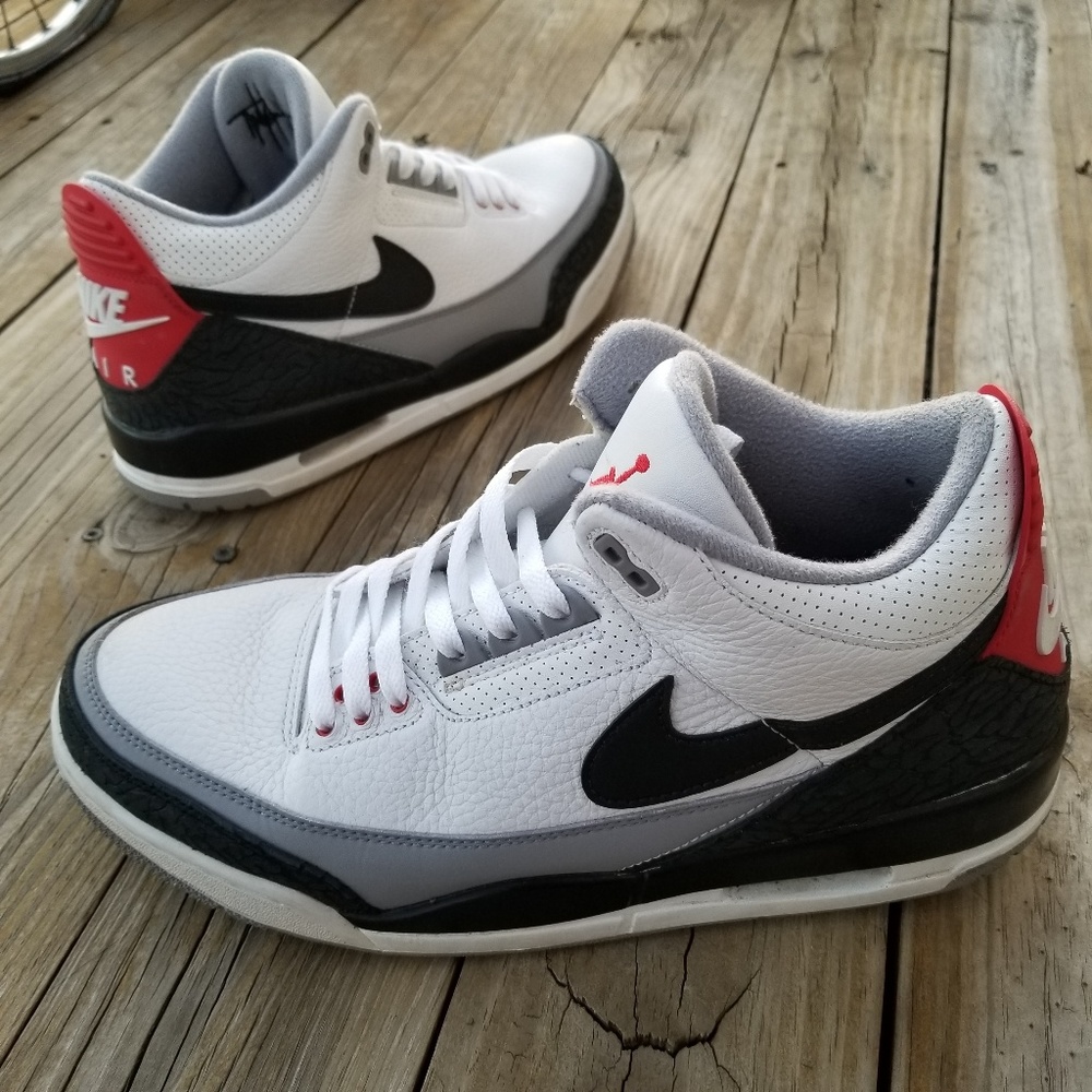 Nike Air Jordan 3 Retro OG Tinker Fire Red Cement